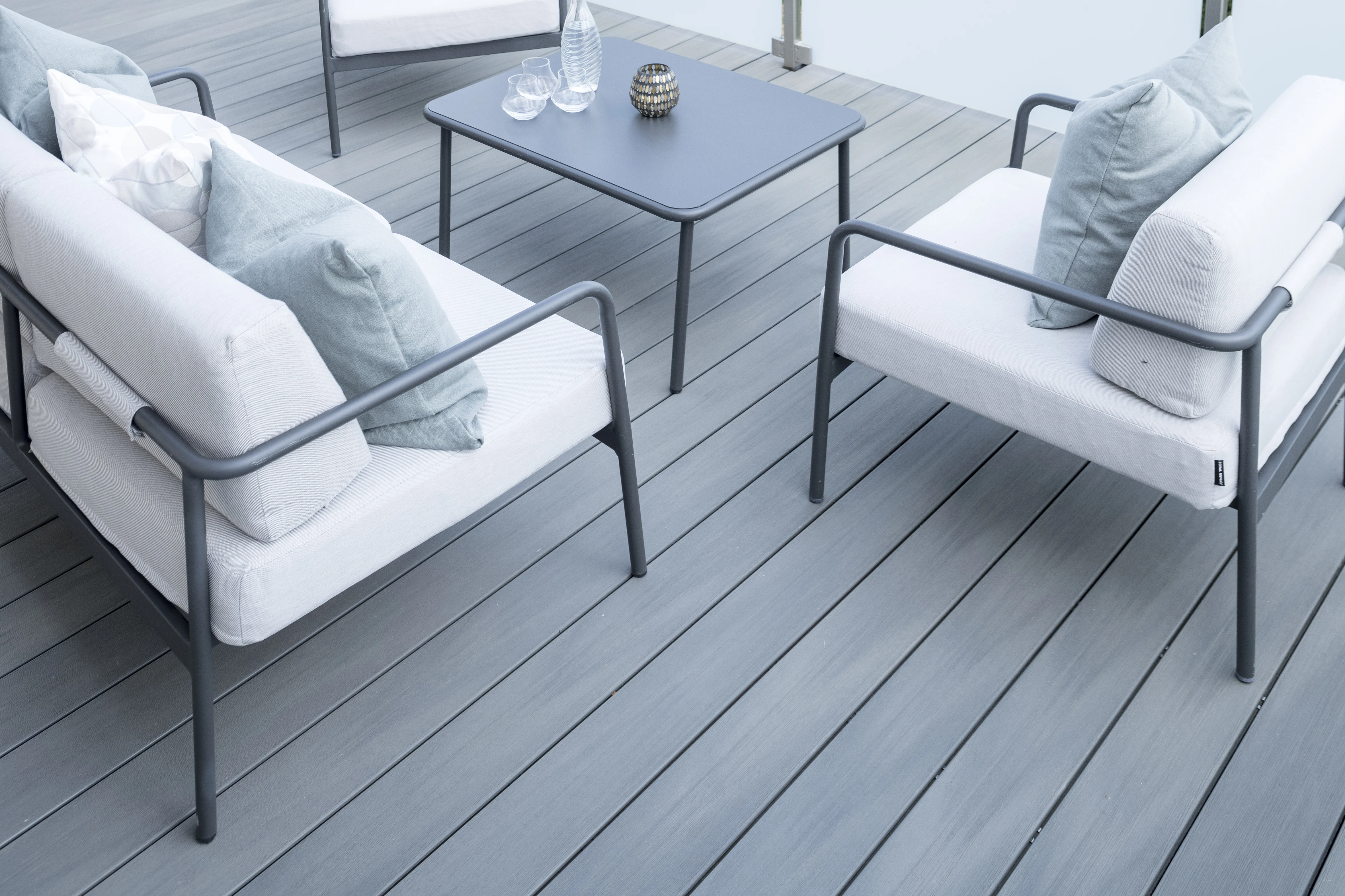 Silvadec Atmosphère gris — terrasse composite Vendée
