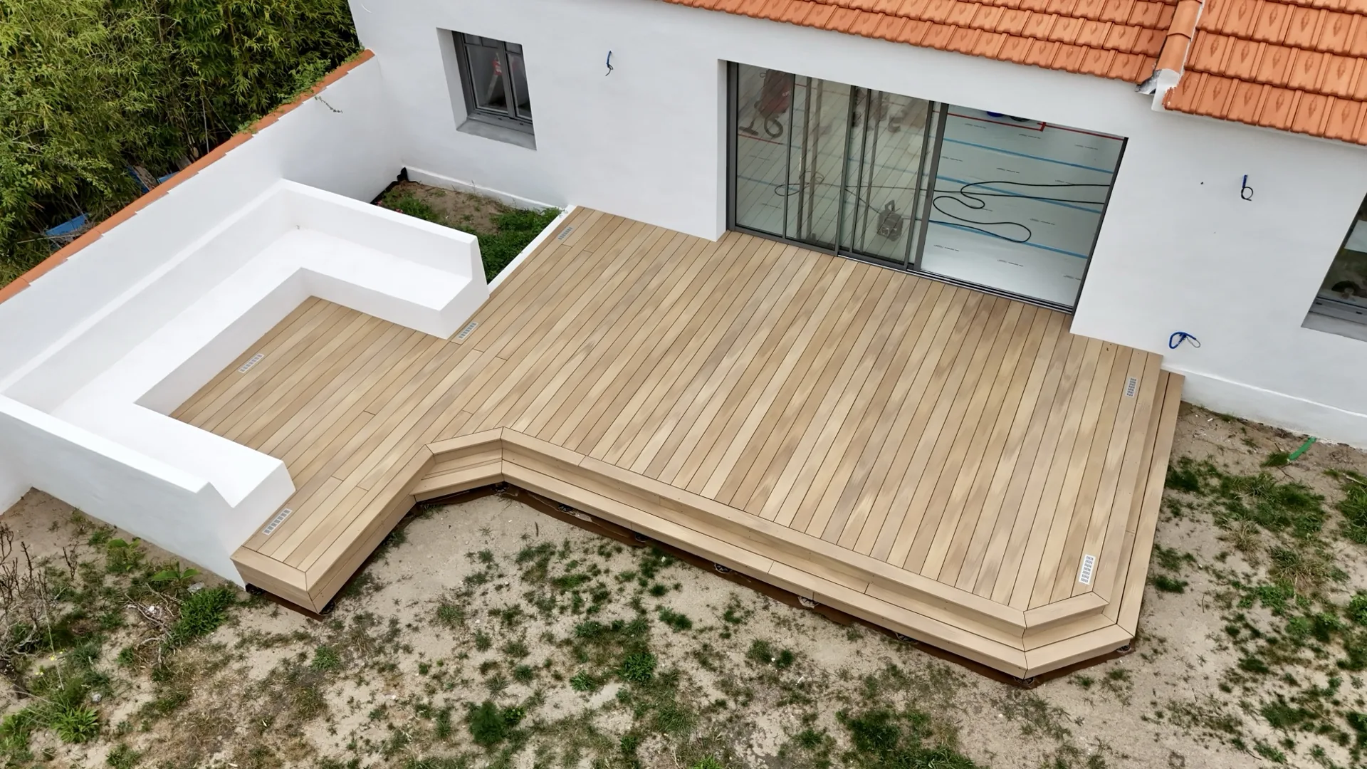 Terrasse composite Silvadec à Sallertaine — Océanic Systems Vendée